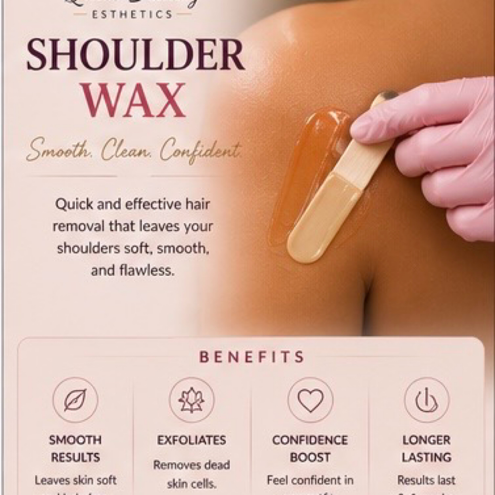 Shoulder Wax at Quiet Beauty Esthetics By Tamika in Columbia, SC