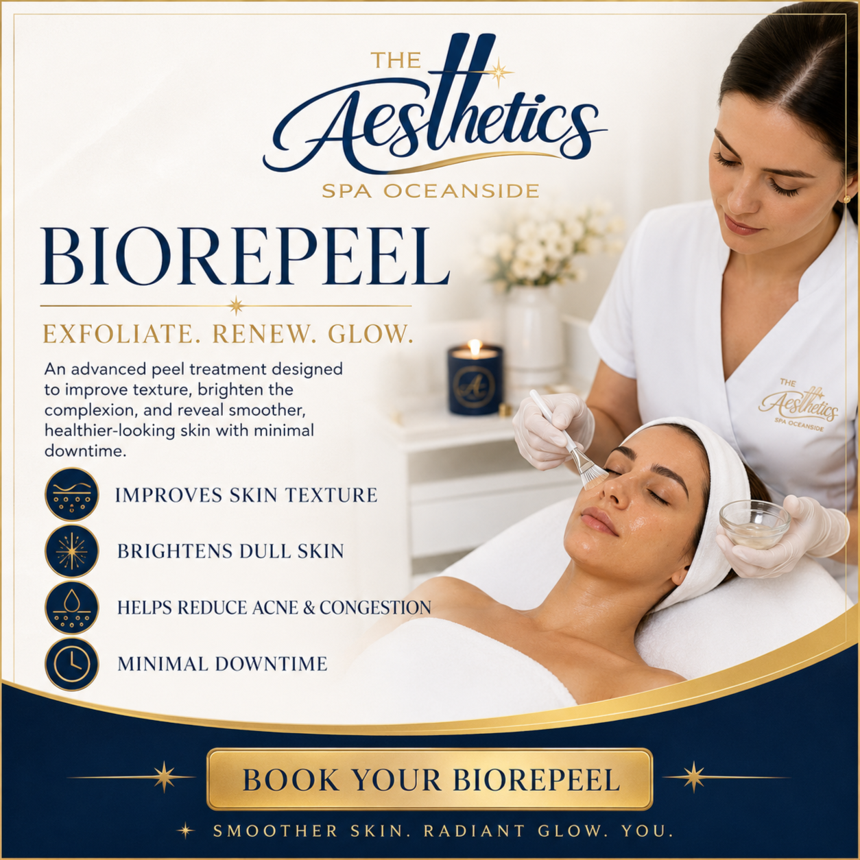 BioRePeel at The Aesthetics Spa in Oceanside, NY