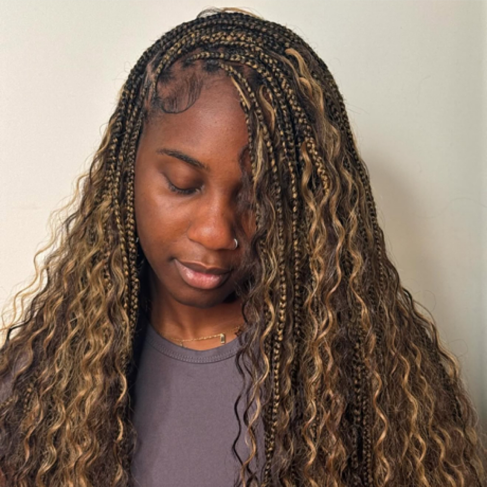 Small Knotless – Thigh Length at Haus Of Kartel in Rochester, NY