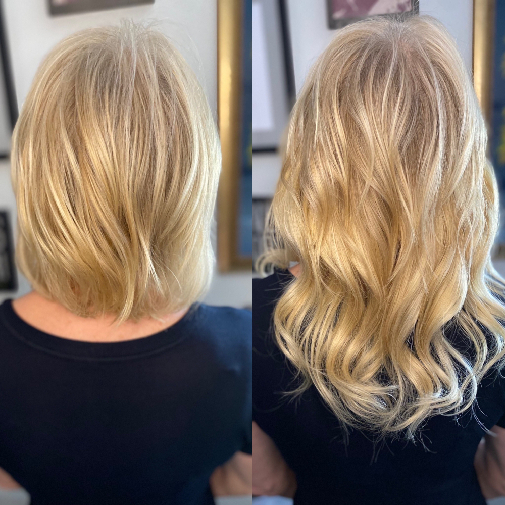 Halo Fitting at The Moth and Mushroom Salon in Burnsville, NC