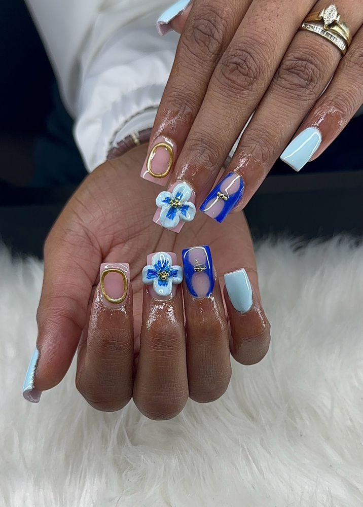 Full Set- Short (No Designs)