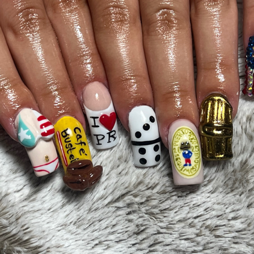 HAND DRAWN ART at SoHo Nail Lab in Fayetteville, NC