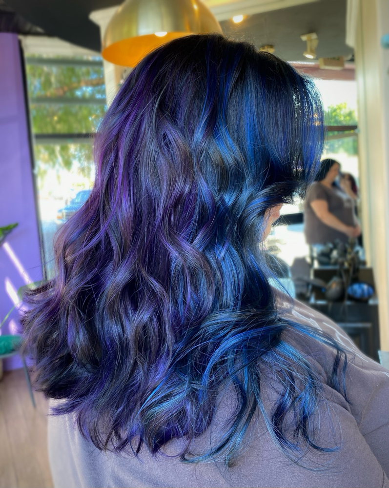 Balayage w/ Vivid Overlay
