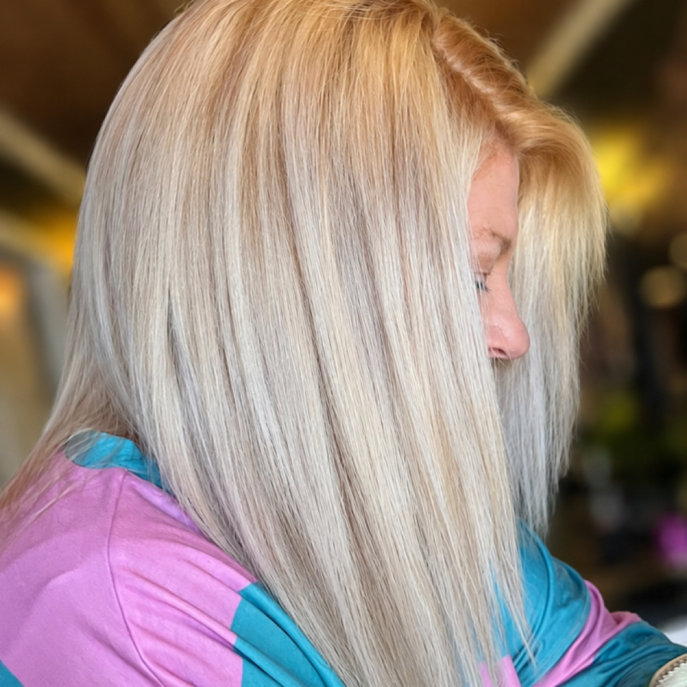 Full Highlights at Haley A Beauty @ The Wildflower Hair Co. in Moulton, AL