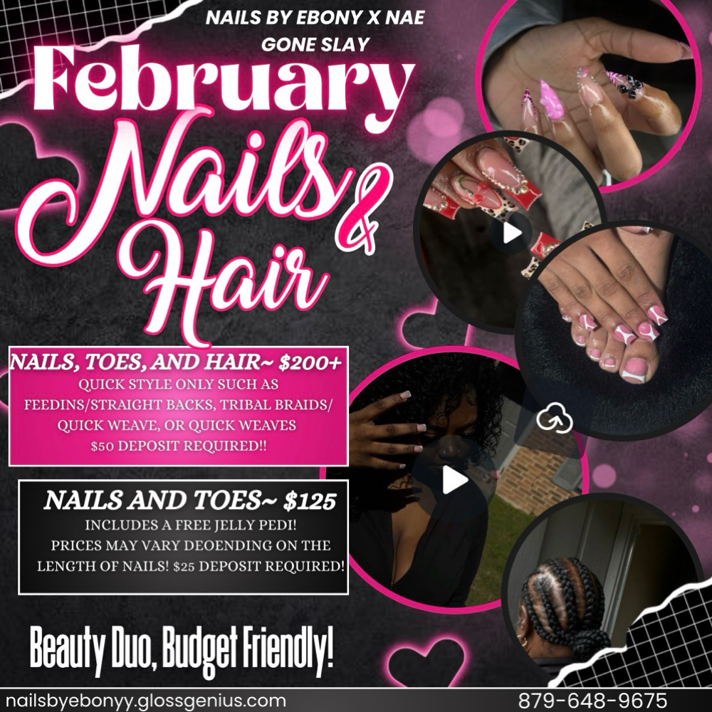 beauty Duo, Budget Friendly! at Nails by ebony in Nash, TX