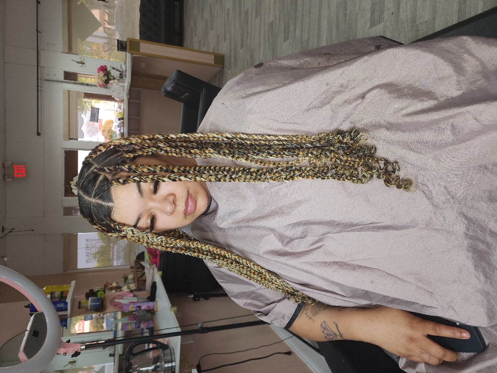 Jumbo Knotless Braids at Tanya Chamberlain in Stockton, CA