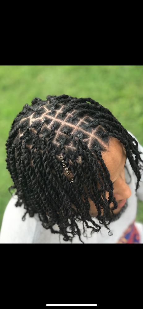 Nautral Hair Twists - Male