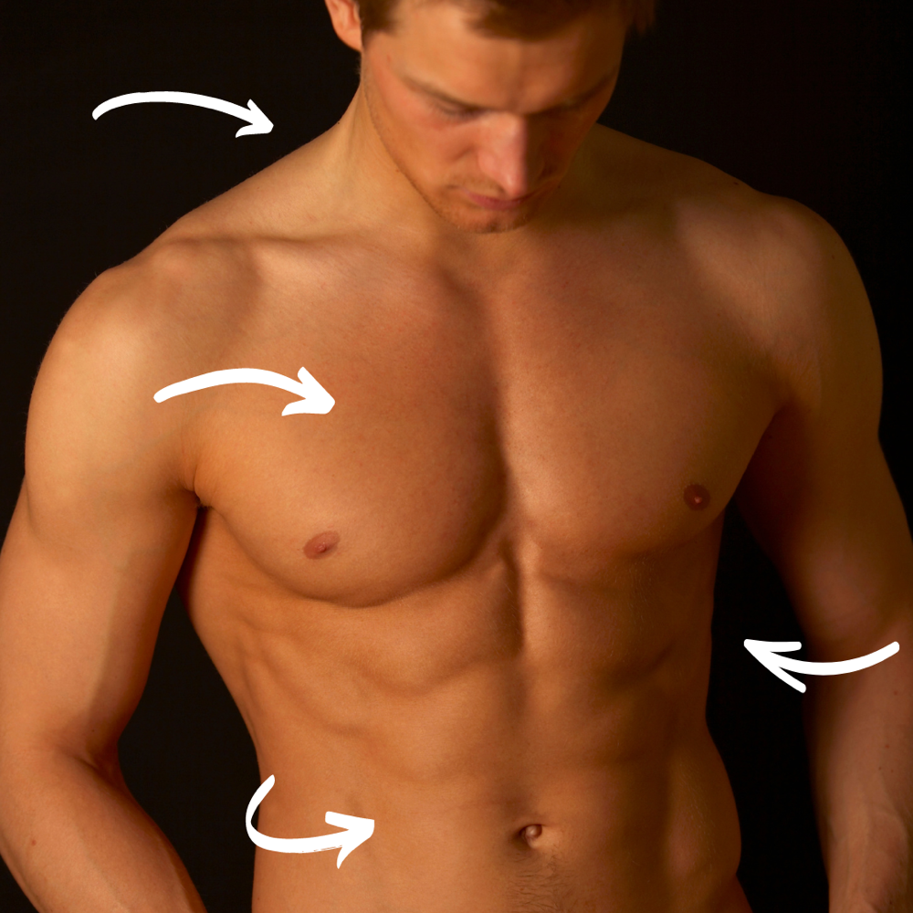 Back/Sides/Chest/Stomach