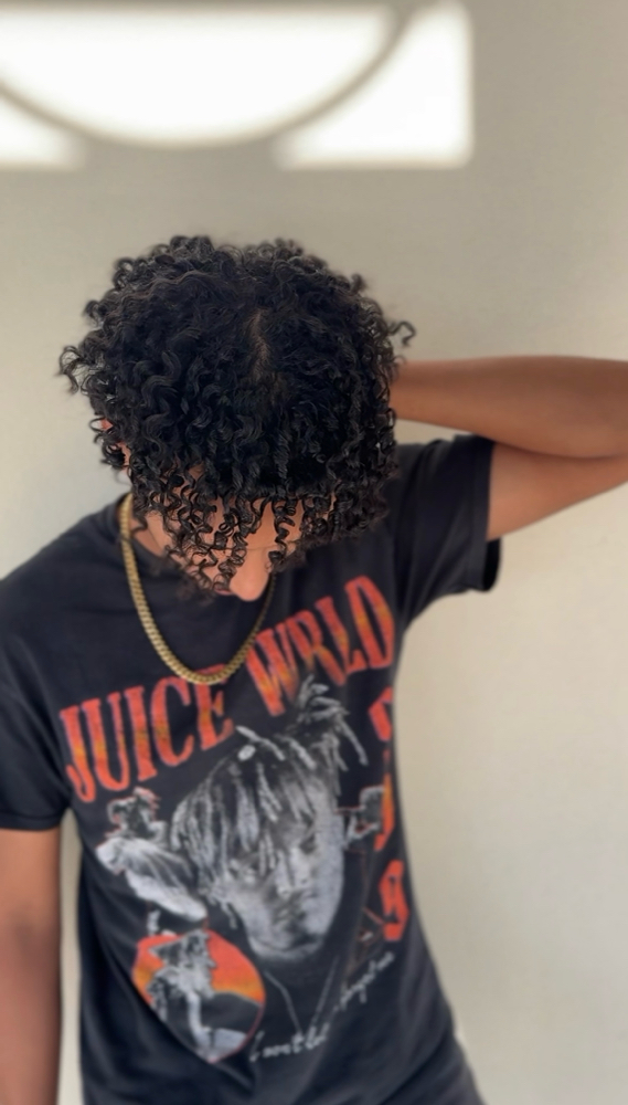 Mens Curly Haircut