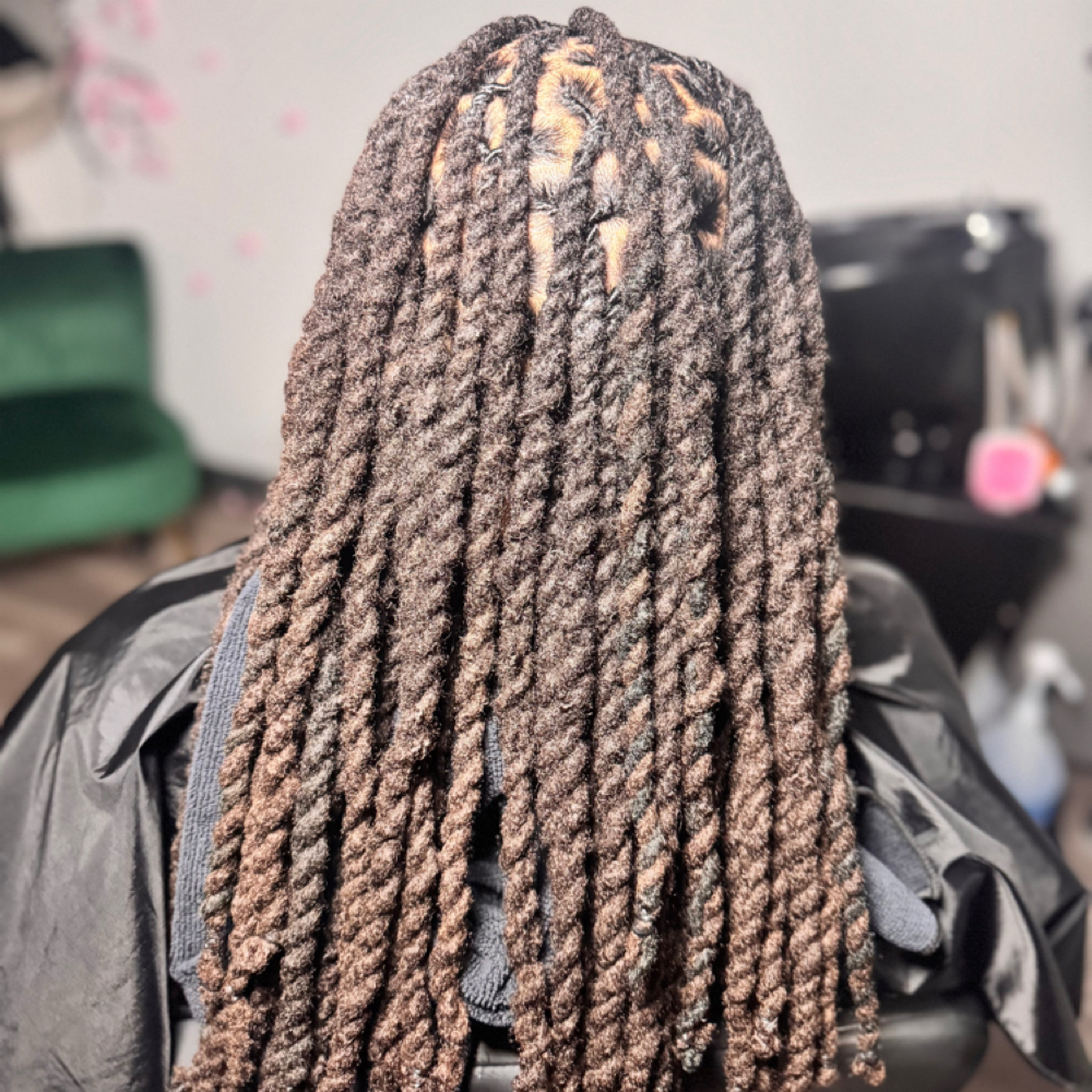 Locs/two Strand Twists