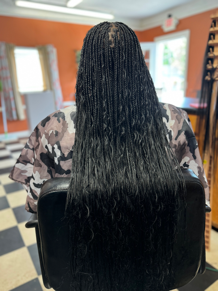 Small Knotless Braids