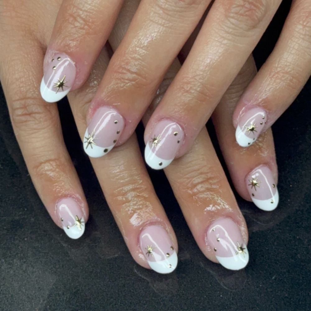 Simple Nail Art at Juss Nailss in Henderson, NV