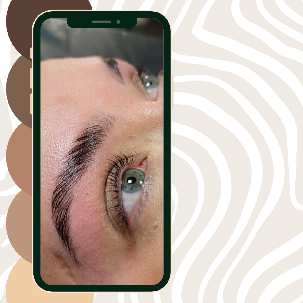 Brow Lamination With Tint