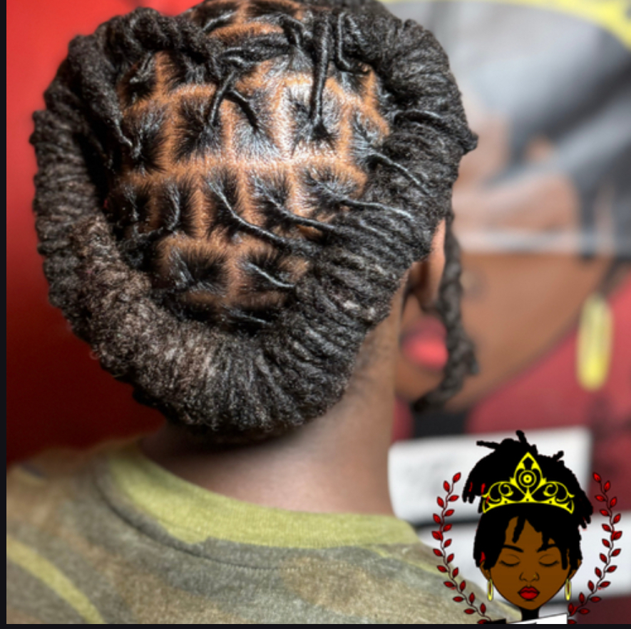 Short Loc Retwist w/Style