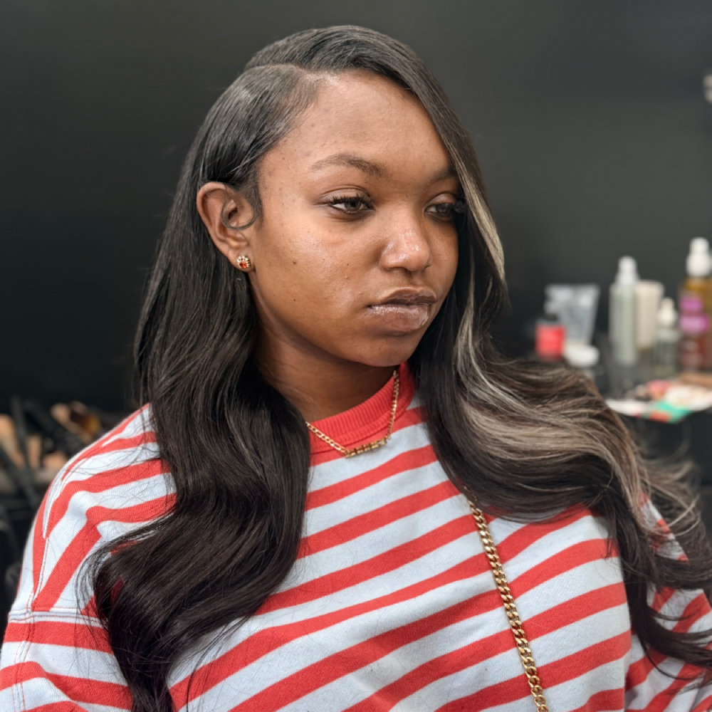 Quick Weave w/ Leave  Out at Hair by Naeemah Johnson in Philadelphia, PA