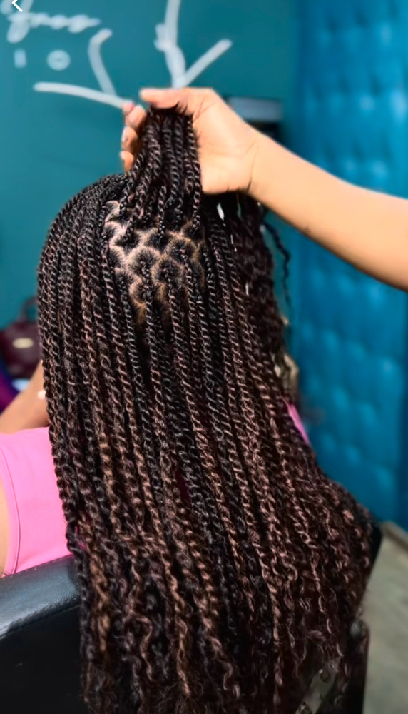 Human Hair (blend) Extensions Twist