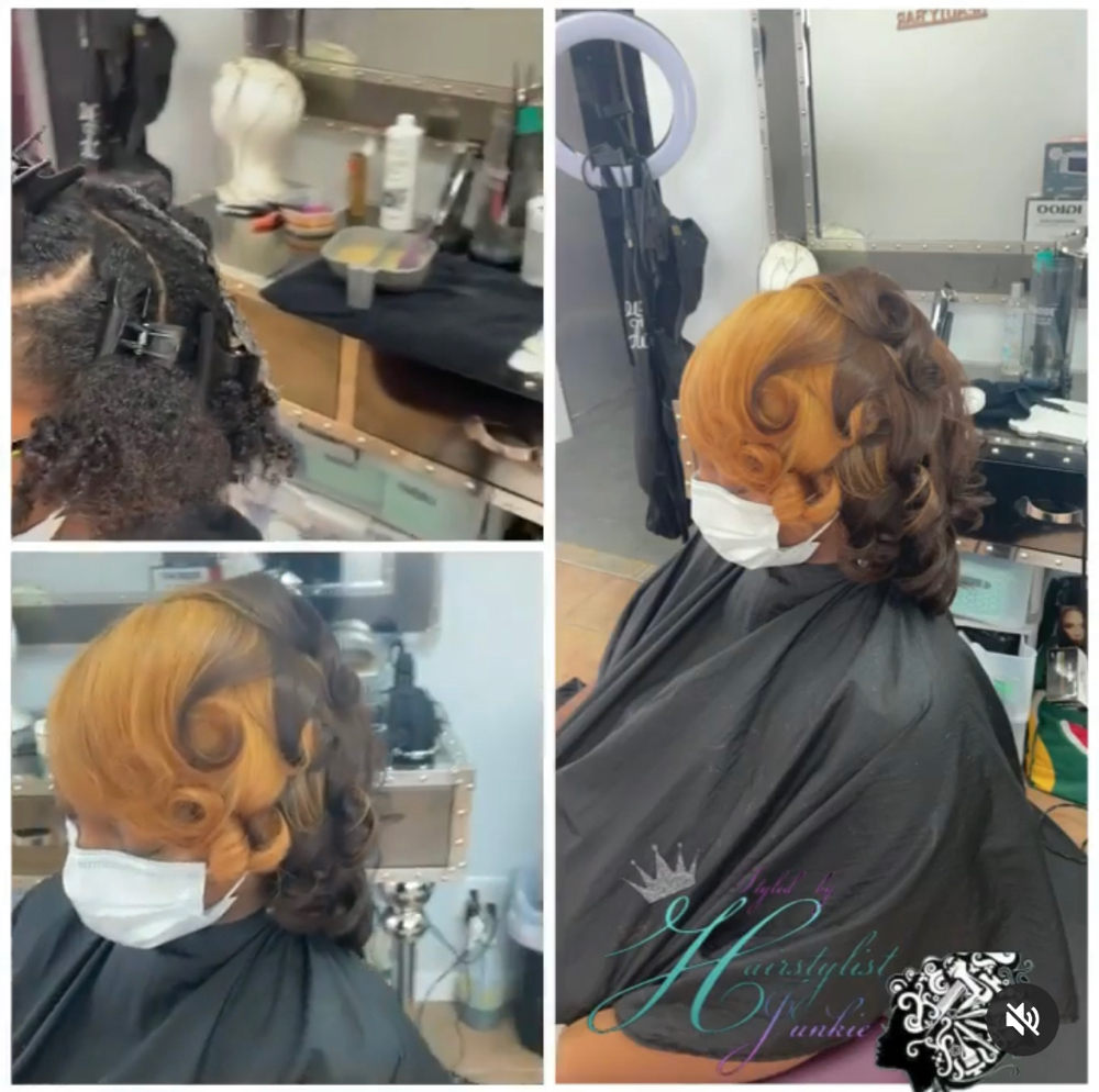 Double Color Service With Style