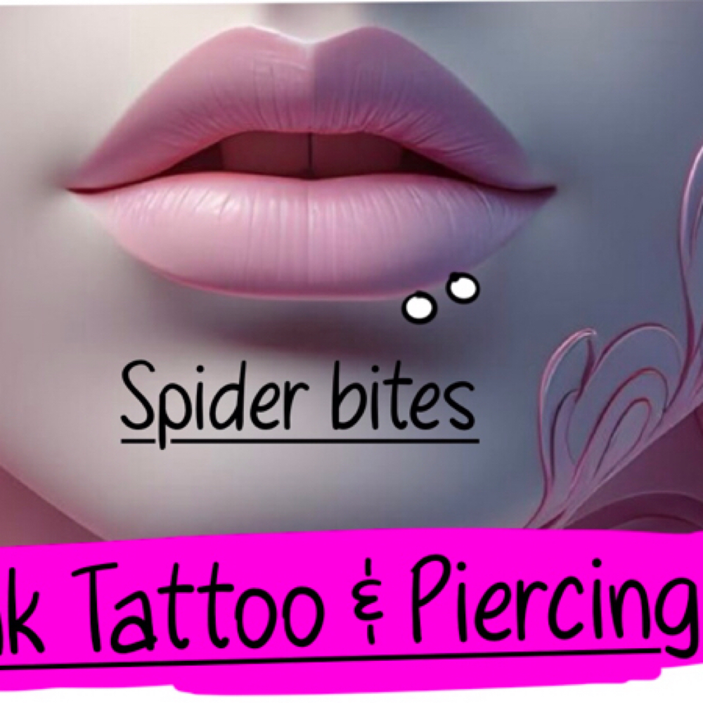 Spiderbites at The crown ink studio in Corpus Christi, TX