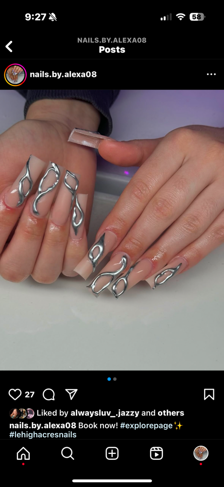 Long Acrylic Fill