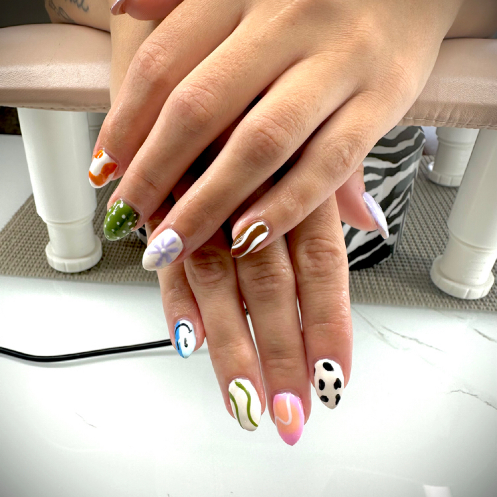 Nail Art at Lyndzee Rice Moonstone Manicures in Eugene, OR