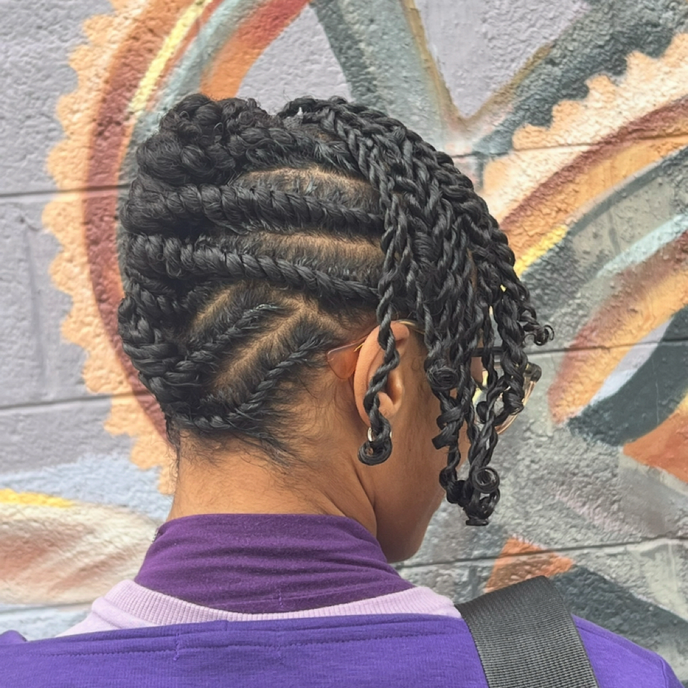 Flat Twist Style at The Lena Nicole Experience in Berkley MI, MI