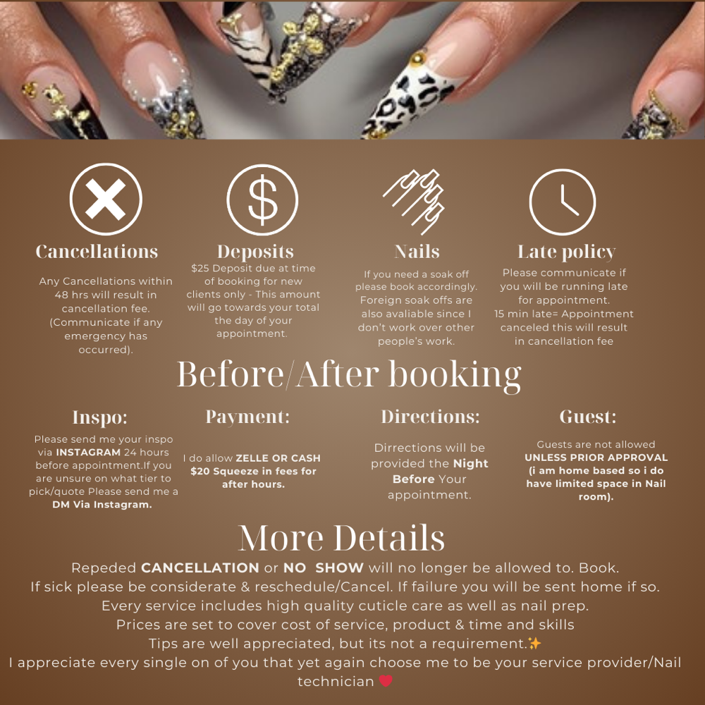 READ POLICY BEFORE BOOKING