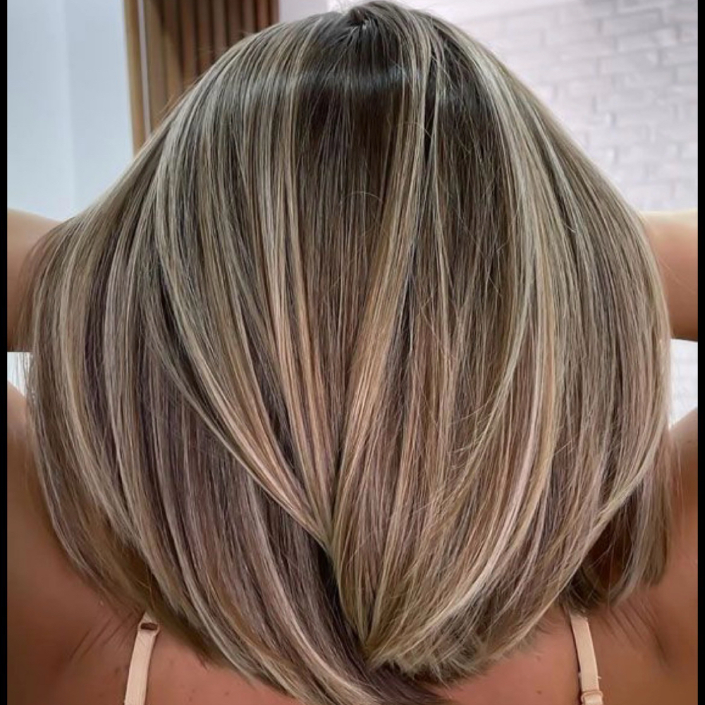Highlights/Mechas O Rayito at Shear Beauty in Derby, KS