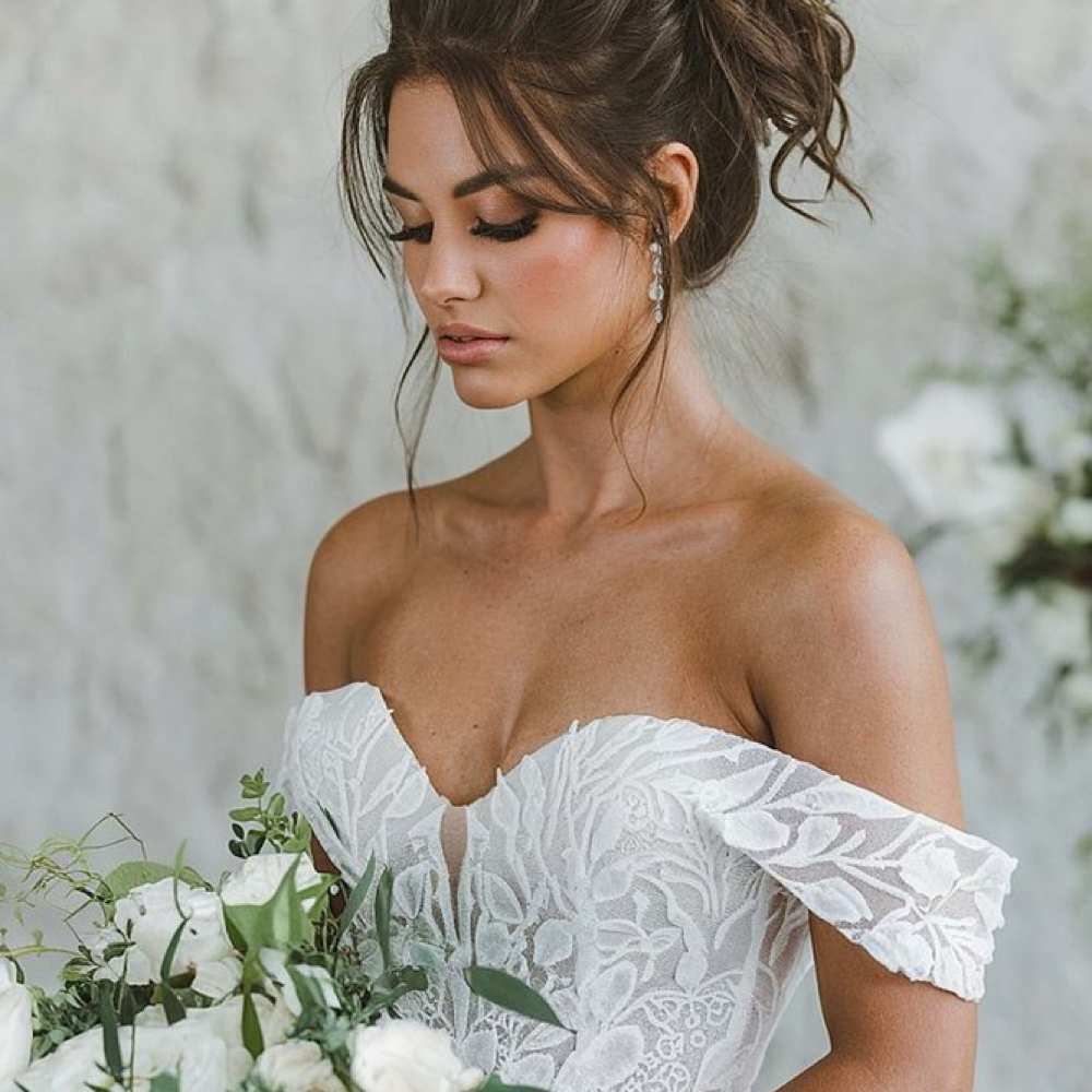Bride Day of Wedding Hair at Legends Salon Inc in Woodville, TX