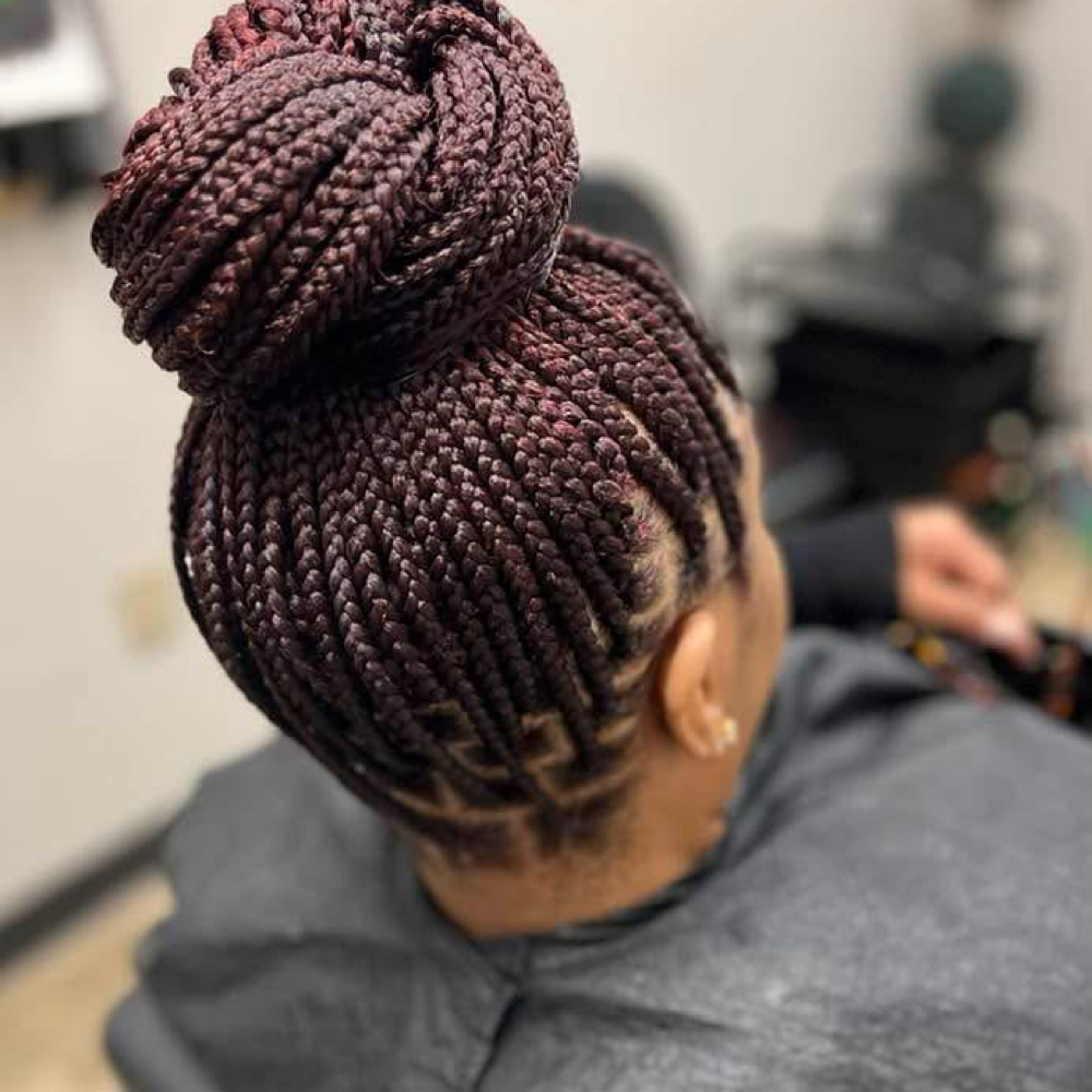Small Knotless Braids at Eden Holistic Hair in Hendersonville, TN