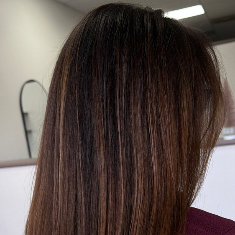 Grey Coverage Root Touch Up at Kierstin  Moore in Burlington, NC