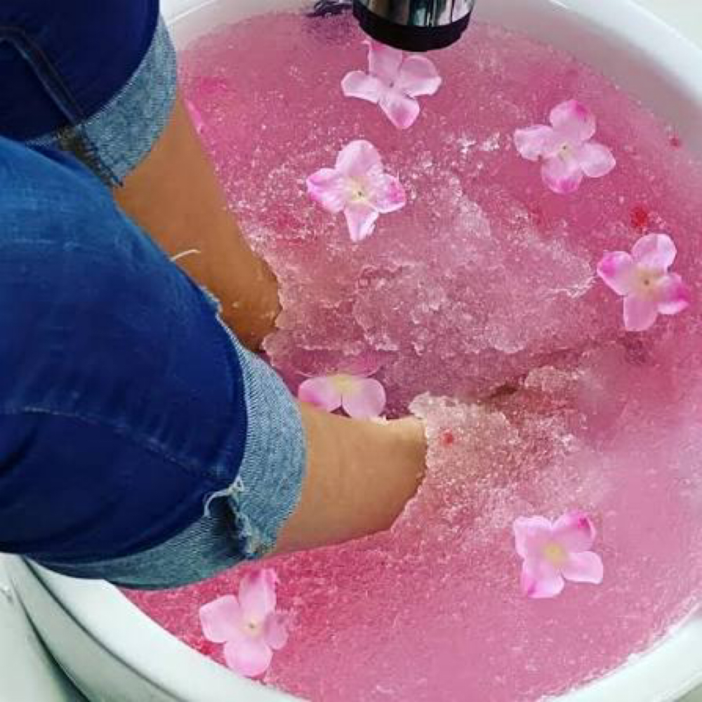Jelly Foot Soak at Bling Tingz Nails in Darby, PA
