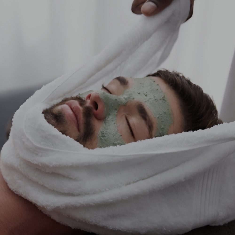 Haircut & Beard  W/ Hot Towel Mask at Ameen Barber Shop in Duluth, GA