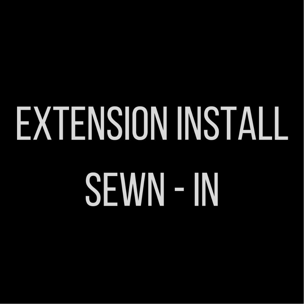 Hand Tied Extension - Application