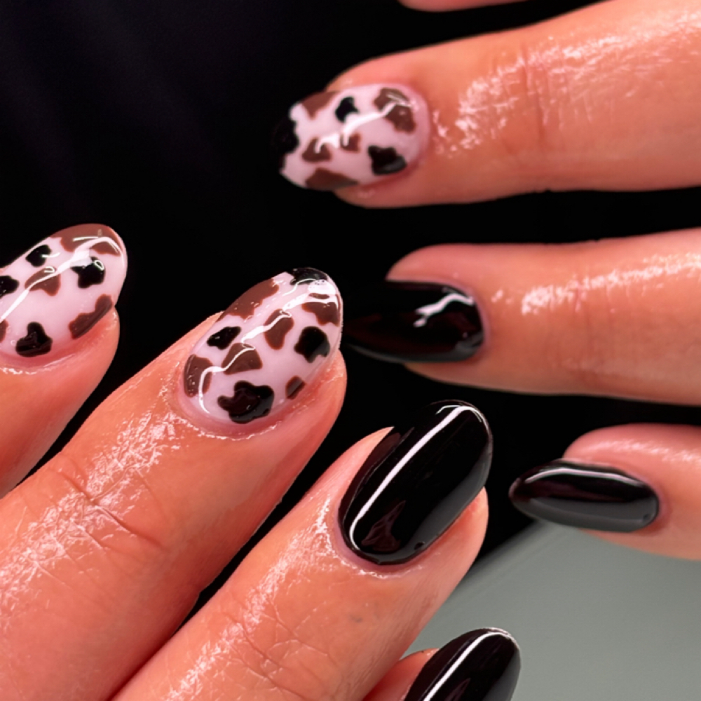 Full set of mini designs at hka.nails in Broadalbin, NY