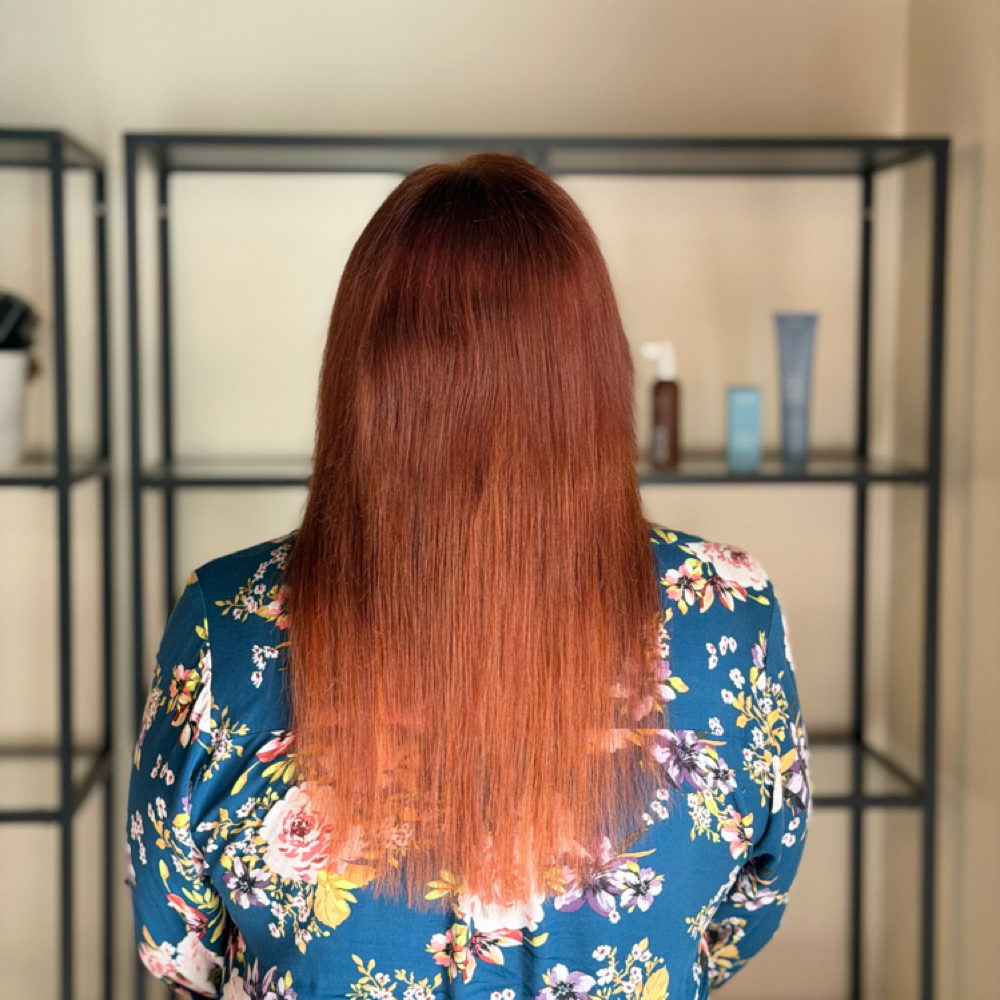 Three Rows Weft Extensions at Pink Door Salon in Taylor, MI