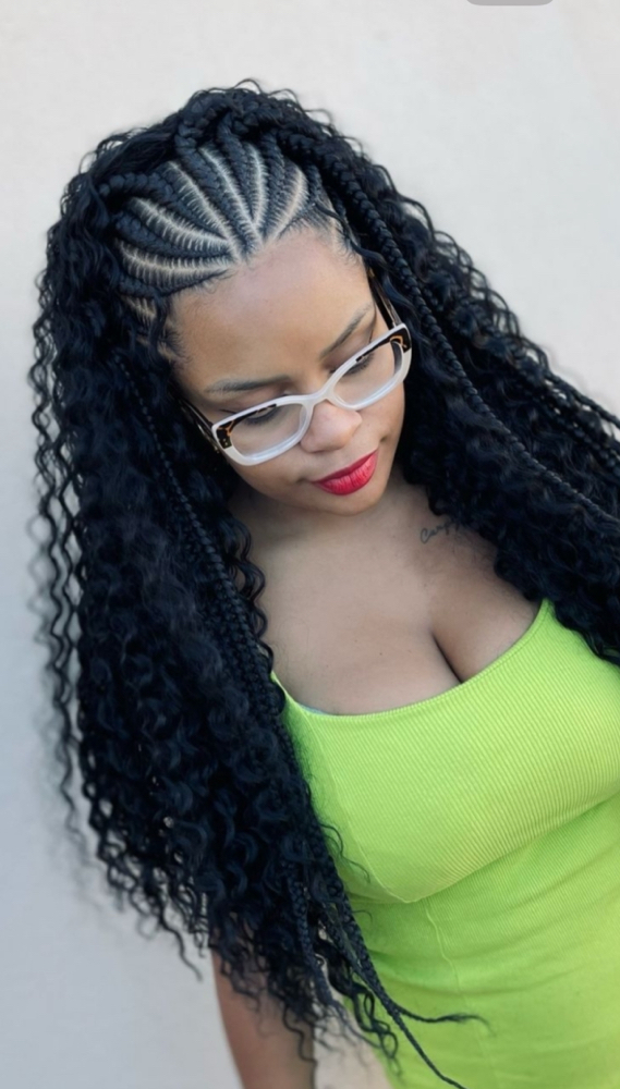 Cornrows With Crochet Braids