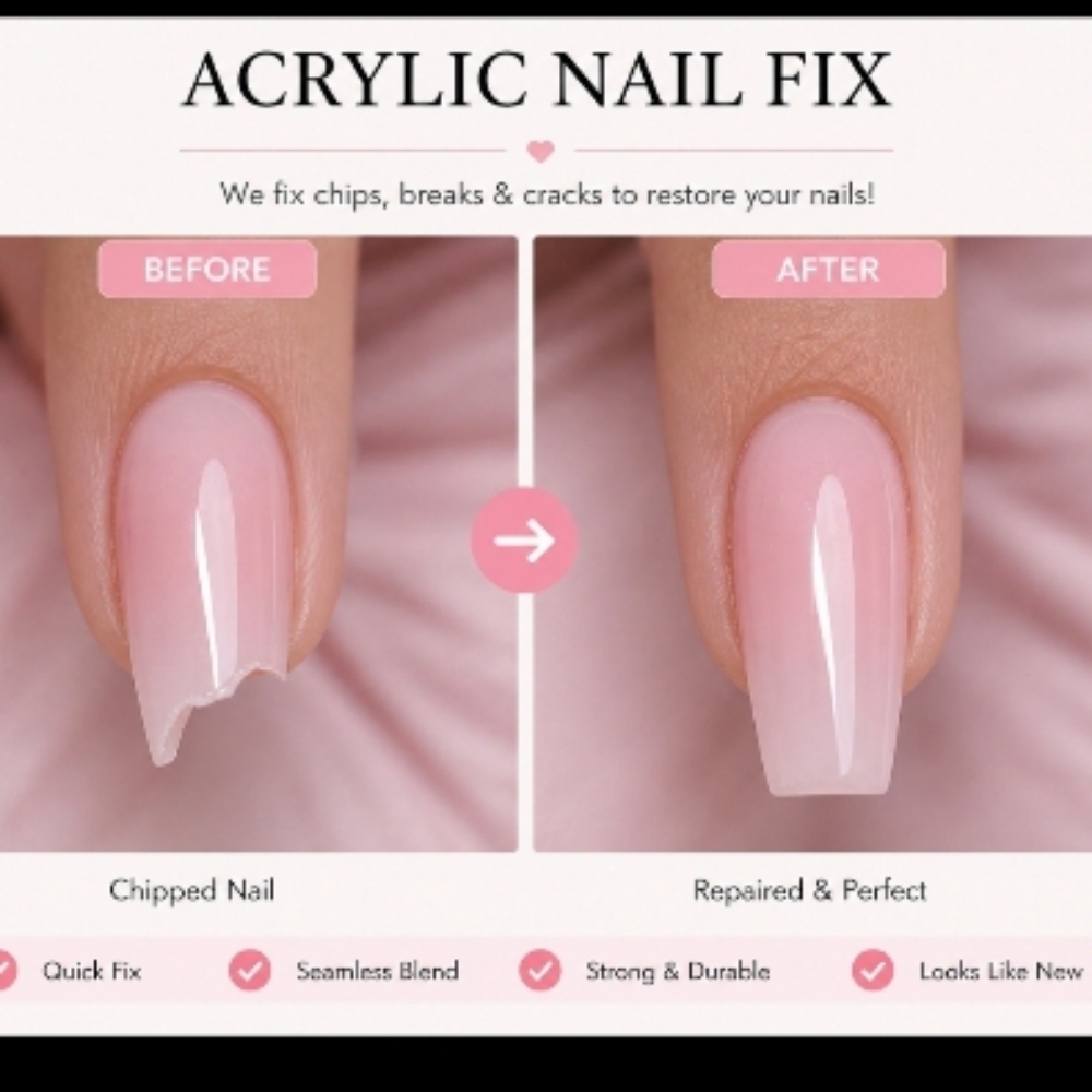Nail Fix at Nails By Tiana in Austin, TX