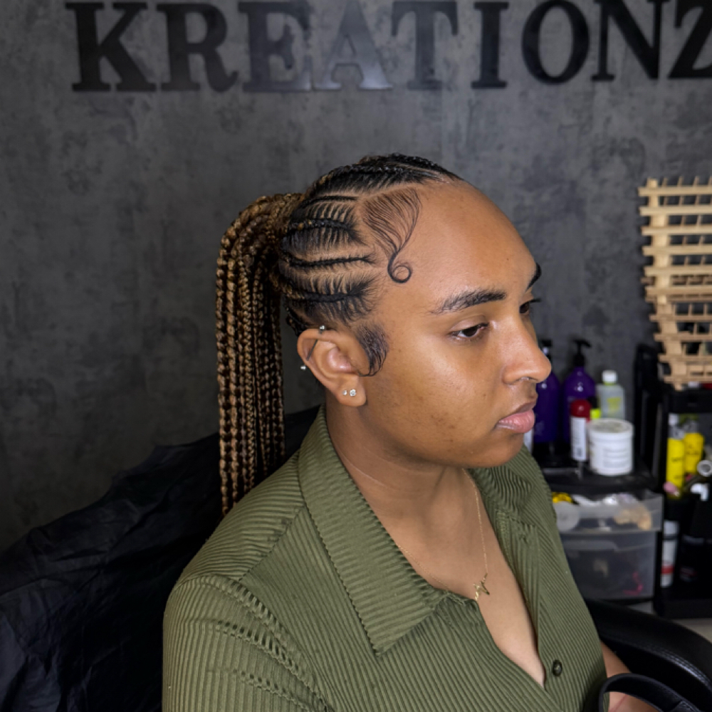 Braided Ponytail at Ken Kreationz in ACRES, FL