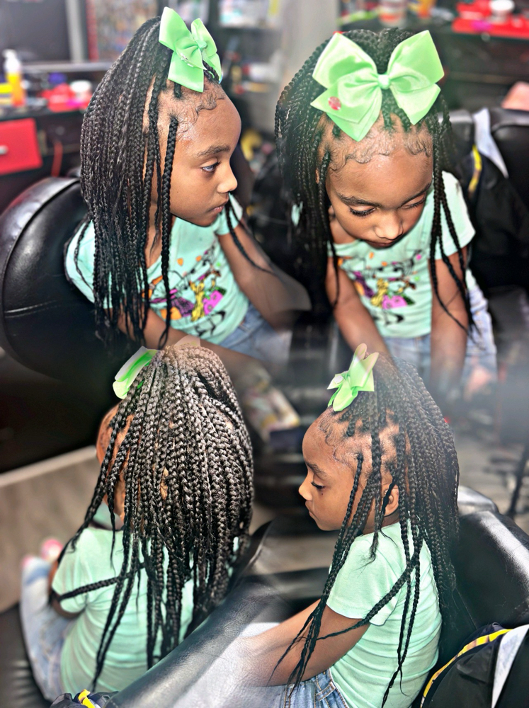 Kids Box Braids W/ Extensions