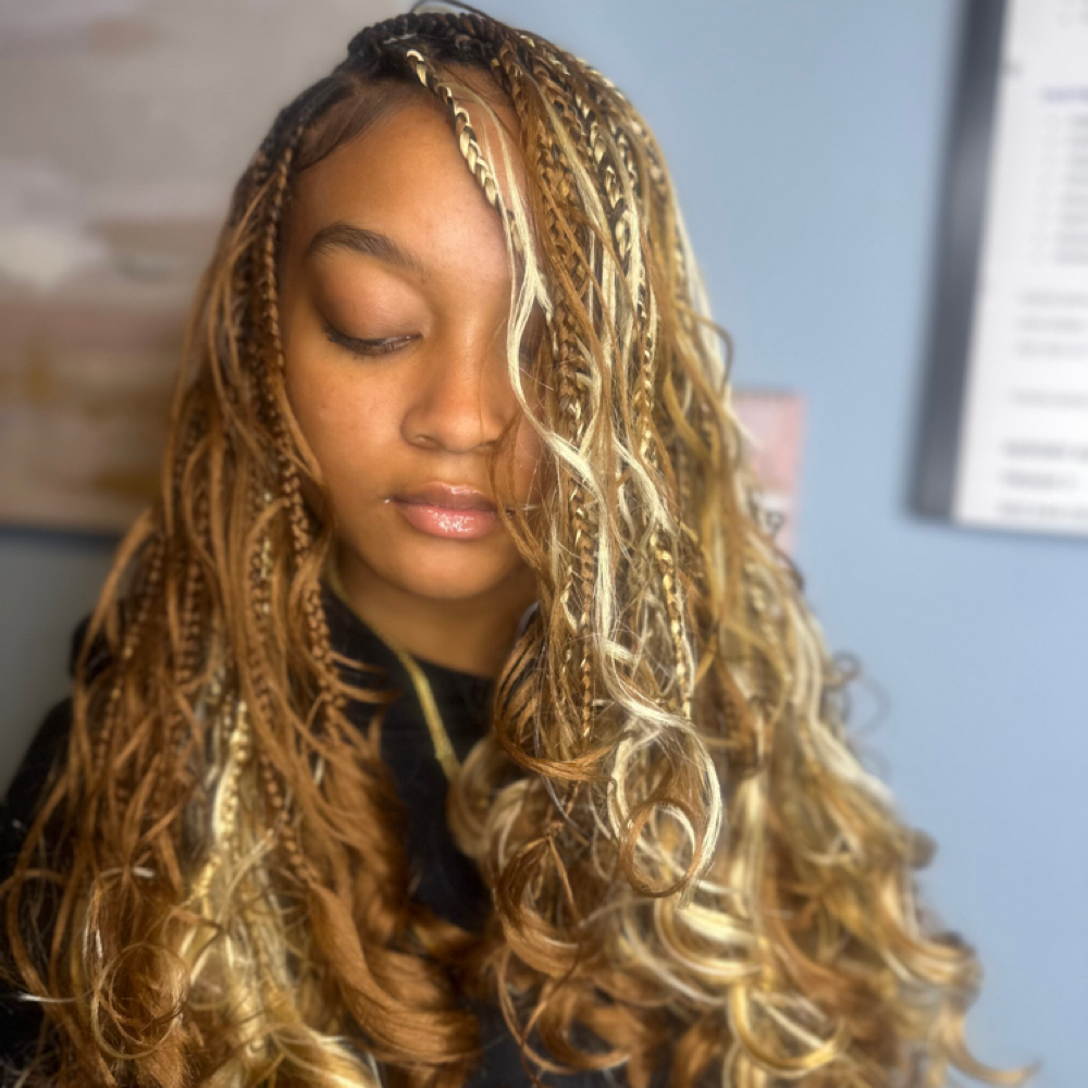 French Curl Braids at Taylored Image in Delmar, DE