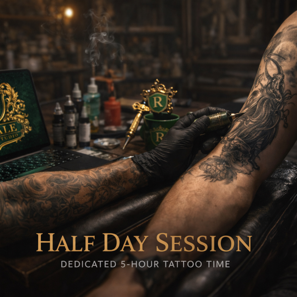 Half Day Tattoo Session at Royale Tattoo Studio in Berwyn, IL
