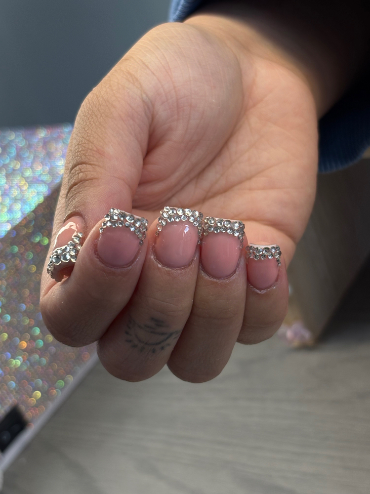 Excessive rhinestones