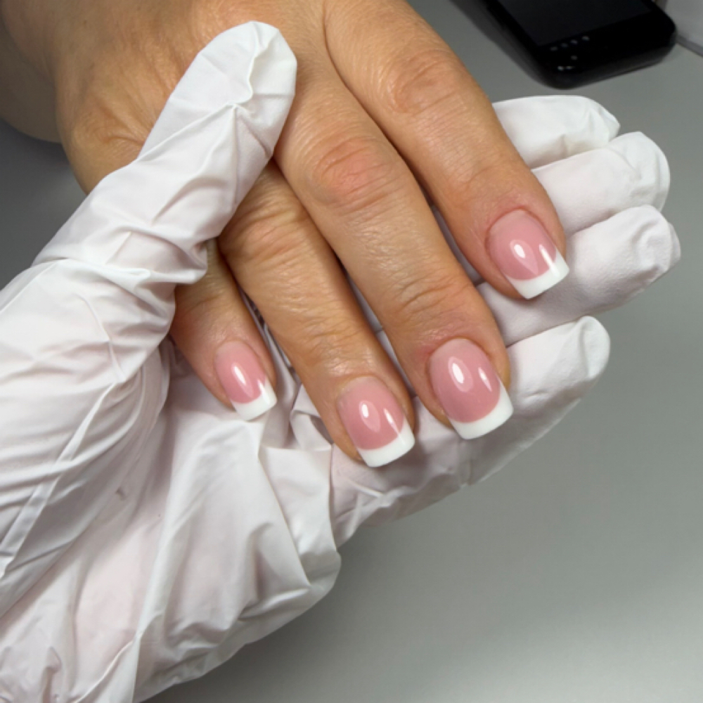 Hand-Painted French at TATI Nail Studio in Agawam, MA