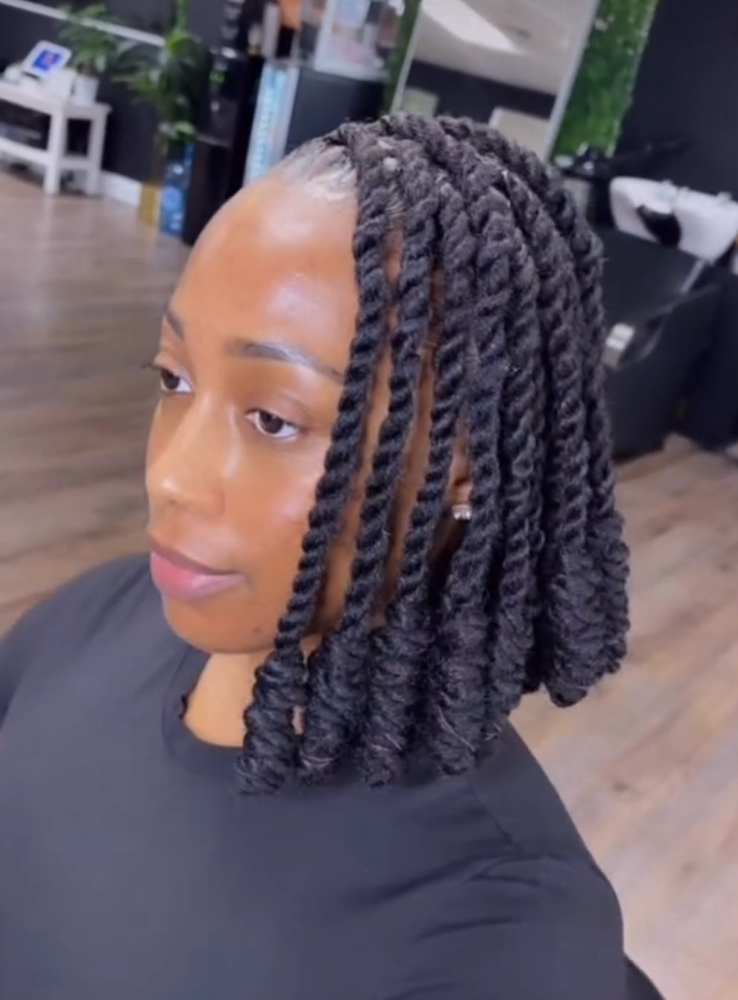 CUBAN HAIR OVER LOCS (BASIC STYLE) at Love Life & Locs in Miami, FL