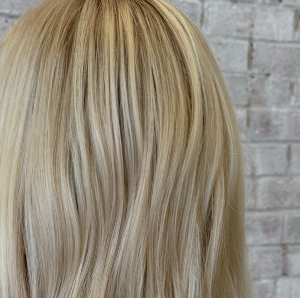 Partial Custom Blonde at Kanya Roman in Greenville, NC