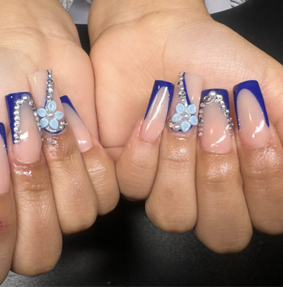 Long Acrylic Nail Set Solid Color at House of Esthetics LLC in Casa Grande, AZ