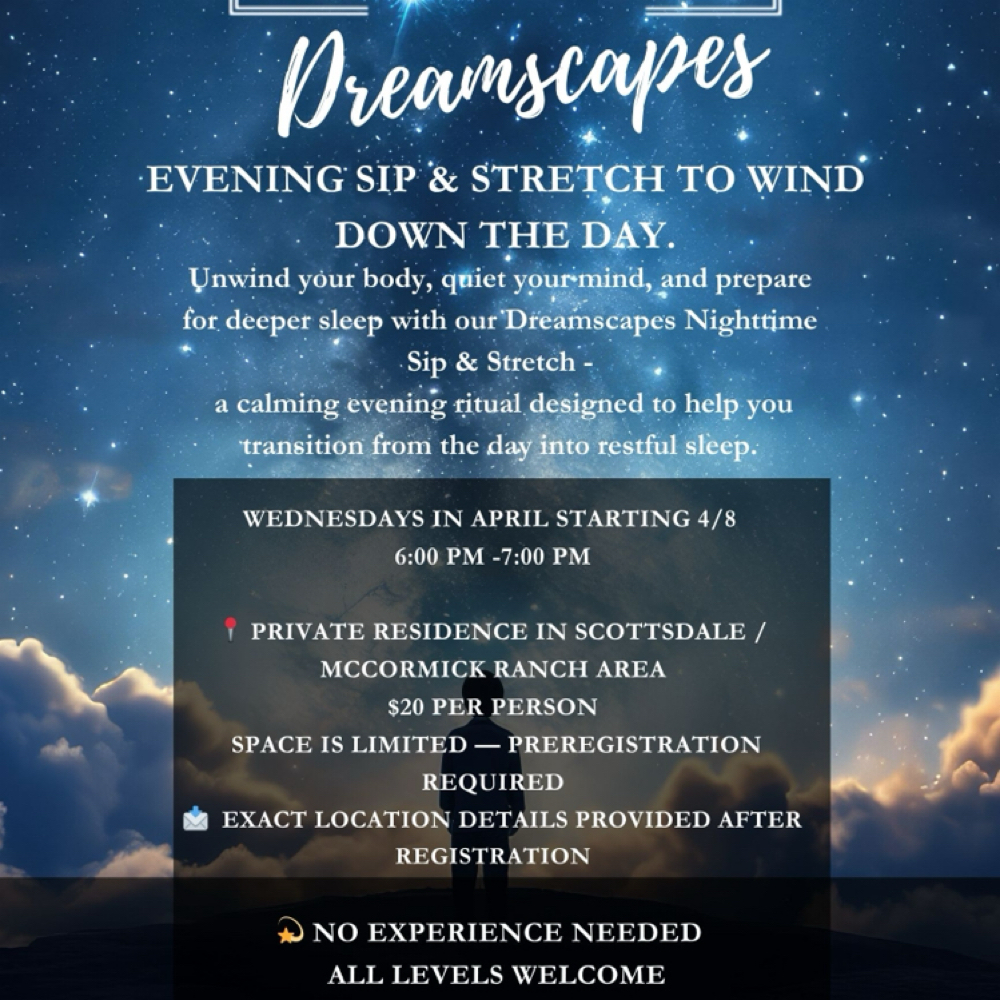 Wednesday Eve Sip & Stretch at 7 Realms Red Light Spa Experience in Scottsdale, AZ
