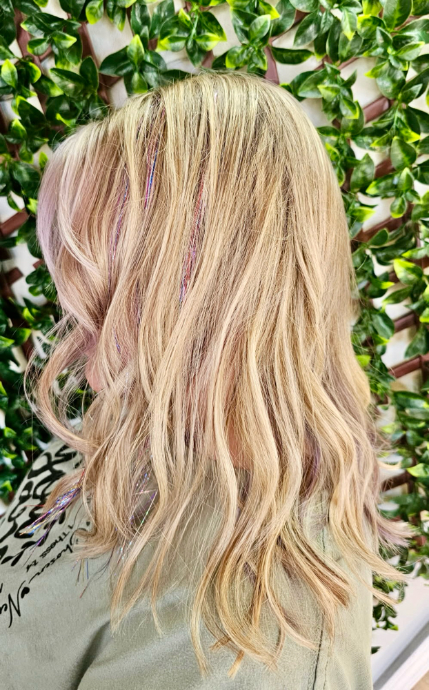 Bang trim at Chloe’s Blooming Hairstyles in Salem, VA