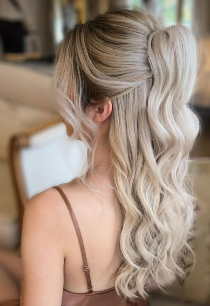 Half Up Style