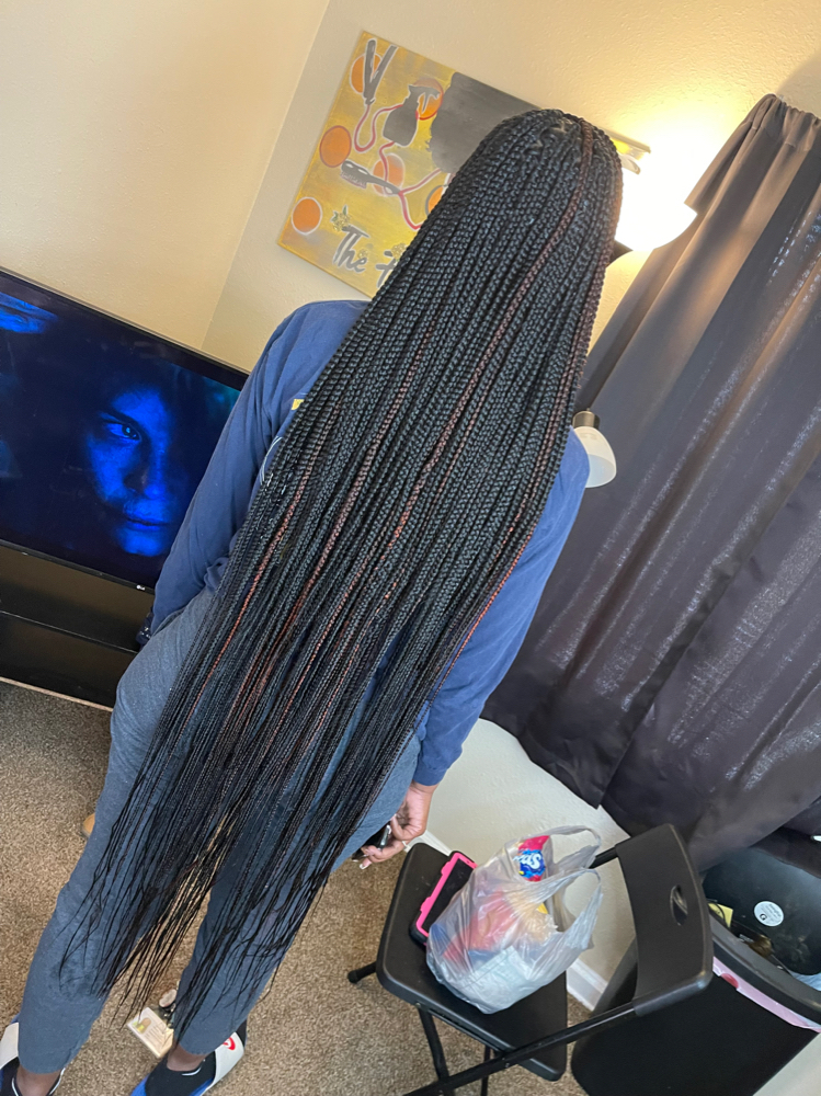 Medium Box Braids